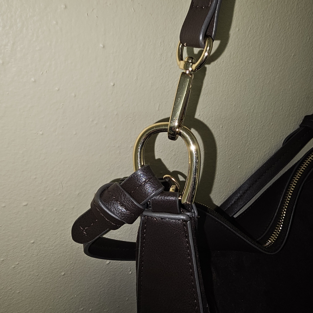 H&M Brown Suede Crossbody Bag - Picture 11 of 11